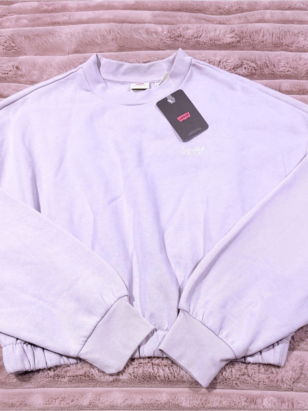 Levi's Lavender Crewneck Sweatshirt